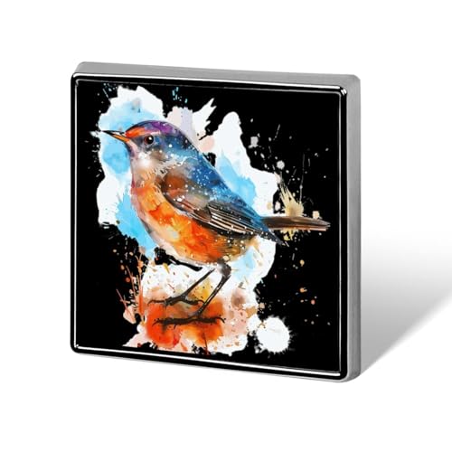 Wren Aquarell Lustige Anstecknadeln Button Brosche Abzeichen Hut Kleidung Tasche Schmuck für Männer Frauen von KWQDOZF