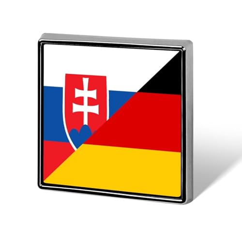 andany Flagge der Slowakei, quadratische Revers-Krawattennadeln, lustige Brosche, Anstecknadel, Knopf, Abzeichen, Hut, Kleidung, Zubehör für Männer und Frauen andany Flagge der Slowakei, quadratische Revers-Krawattennadeln, lustige Brosche, Anstecknadel, Knopf, Abzeichen, Hut, Kleidung, Zubehör für Männer und Frauen von KWQDOZF