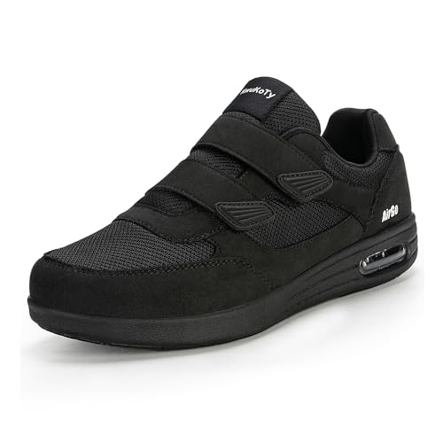 KWUKOTY Diabetiker Schuhe Damen Verstellbare breite Version Extra Weit Senioren Gesundheit Hausschuhe Damen Gr.42.5 von KWUKOTY
