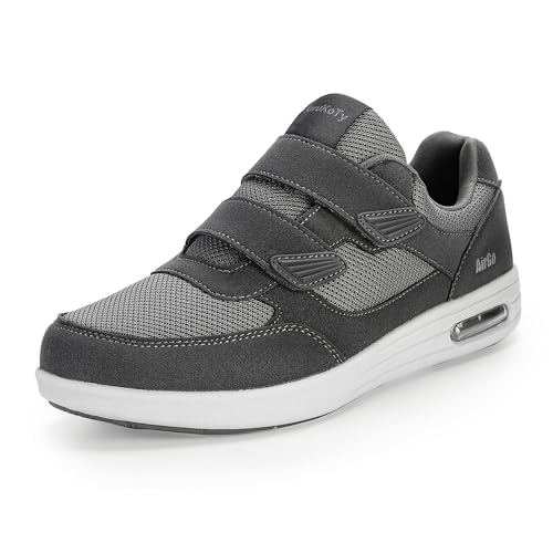 KWUKOTY Diabetiker Schuhe Herren Verstellbare breite Version Extra Weit Senioren Gesundheit Hausschuhe Herren Gr.40.5-47 von KWUKOTY