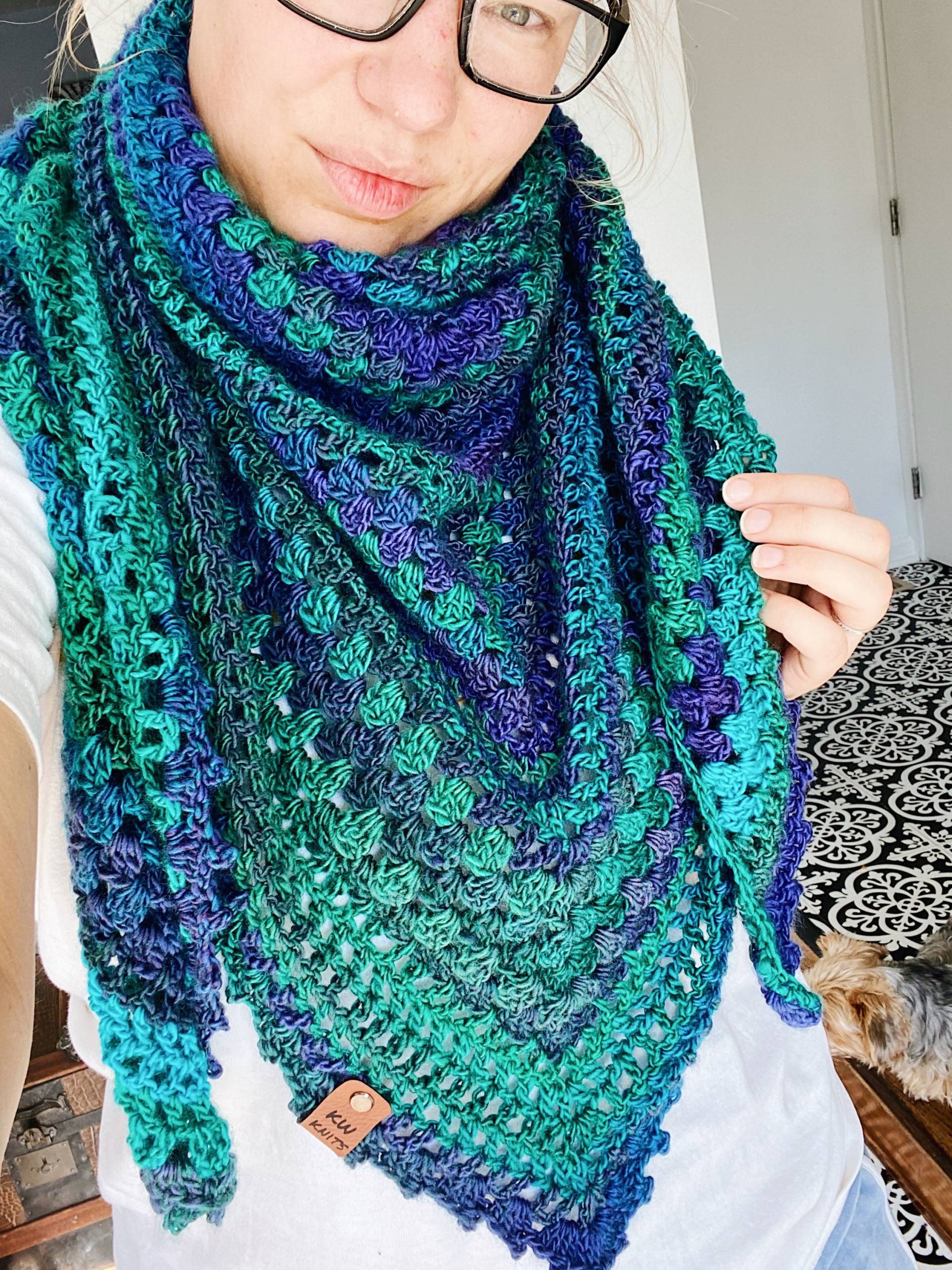 Handgestrickter Häkelschal Preorder Crochet Knit-Schal Handgemacht Handgestrickter Häkelschal Preorder Crochet Knit-Schal Handgemacht von KWknitsWlove