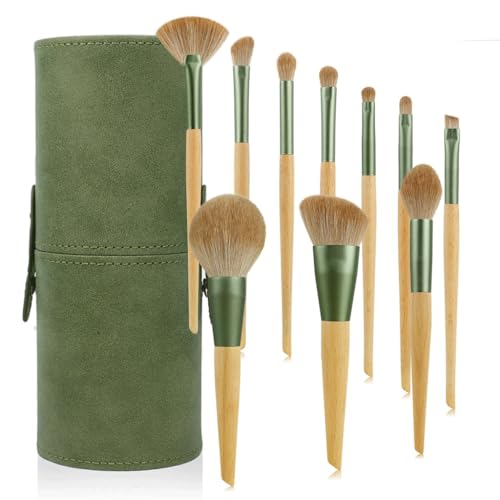 10 Stück Make-up Pinsel Set Super Soft Puder Rouge Puder Pinsel Lidschatten Pinsel Kosmetik Pinsel von KXQYIKYI
