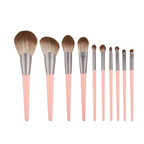 10pcs Make -up Pinsel Set Cosmetic Lidschatten Eyeliner Foundation Bluts Beauty Make -up Pinsel (e) von KXQYIKYI