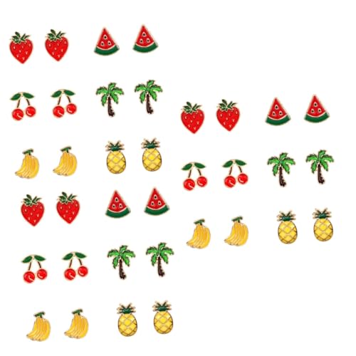 12 Paare Dangle Ohrstifte für Frauen Modeform Ohrringe Obstohrring Student Accessoires Sommer von KXQYIKYI