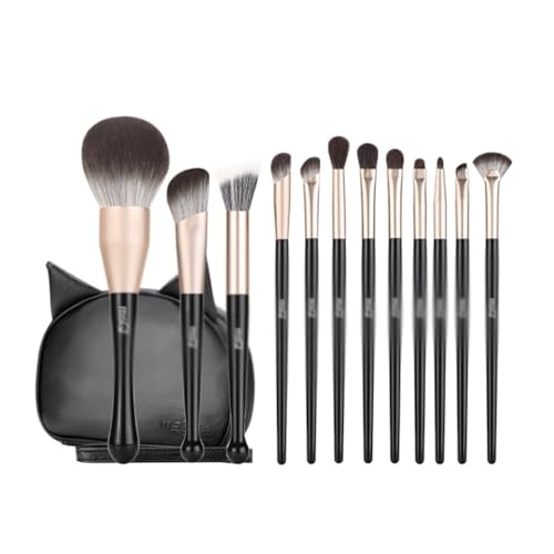 12 Stücke 0f Make -up -Pinsel -Set Anfänger voller Set 0F Pinsel Lidschatten Schönheitsinstrumente von KXQYIKYI