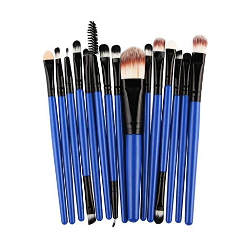15pcs Make -up Pinsel Set Lidschattenfundament Eyeliner Eyelash Lippen Make -up Pinsel Kosmetische Schönheits -Werkzeug -Kit (C) von KXQYIKYI