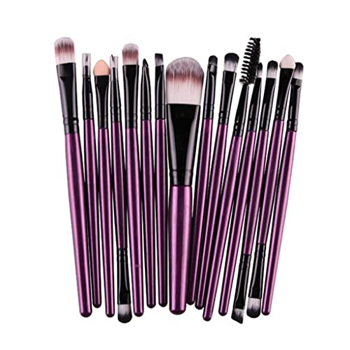 15pcs Make -up Pinsel Set Lidschattenfundament Eyeliner Eyelash Lippen Make -up Pinsel Kosmetische Schönheits -Werkzeug -Kit (C) von KXQYIKYI