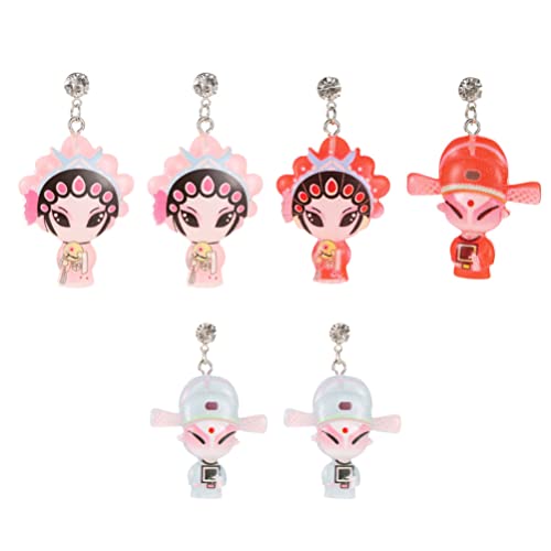 3 Paare fallen lange Quasten Ohrringe Chinesische Peking Oper Dangle Ohrringgeschenke für Brauthochzeits Frauen Mädchen von KXQYIKYI