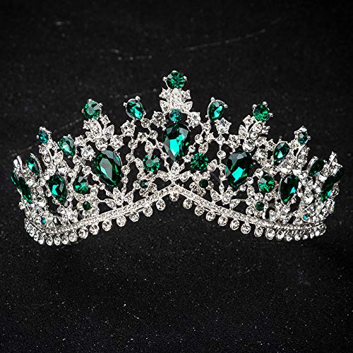 Diamond Tiara Europäisches Design Kristall Big Crown Hochzeit Braut Hochzeit Haarzubehör Schmuck Braut Tiara Kopfbedeckung von KXQYIKYI