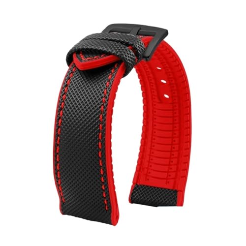 Fit für Longines Seiko Water Ghost Hamilton Serie Nylon Gummi -Bottom -Uhr -Gurt 20mm 22mm 23 Gurt Männer weiche wasserdichte Handgelenkband von KXQYIKYI