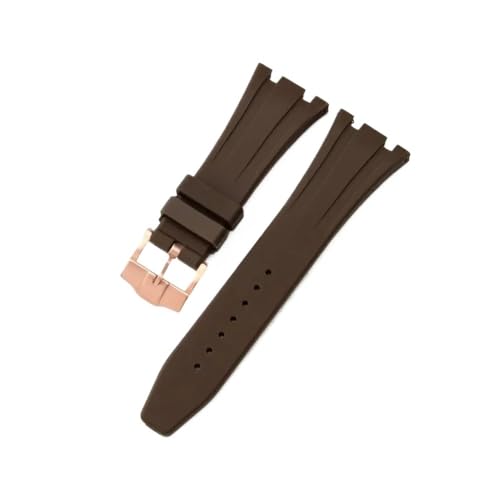 Fit für Seiko AP Royal Oak Watch Armband Silikon Orange Grün Blau 15400/26331/15500 wasserdichte Männer Frauen Gummi 28mm Uhren Bänder 28mm Uhrenbänder von KXQYIKYI