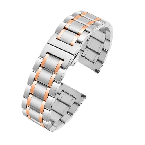 Fit für Seiko Timex Bürger gebogenes Ende Edelstahlgurt Männer 20mm 22 mm Metall Uhren -Uhr -Uhr -Kettenarmband von KXQYIKYI