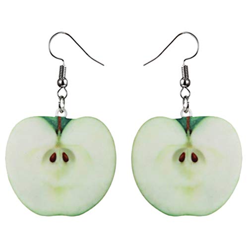 Früchte Drop Acryl Ohrringe kreativ niedliche Pendellohrring für Frauen Mädchen Sommer Beach Schmuck (Erdbeere) von KXQYIKYI