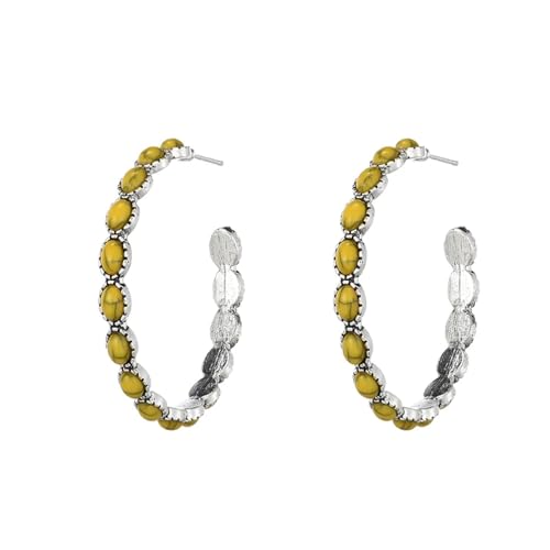 Gestüt Perlen Hoop für Frauen rund Boho Vintage Ohrringe von KXQYIKYI