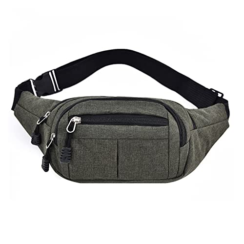 Herren Taillenbeutel Freizeit Tasche Tasche Sport im Freien mit dem Klassiker Cross -Rucksack im Freien (Schwarz) von KXQYIKYI