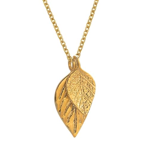 KXQYIKYI 925 Blatt Halskette Frauen Blatt Halskette Accessoires von KXQYIKYI
