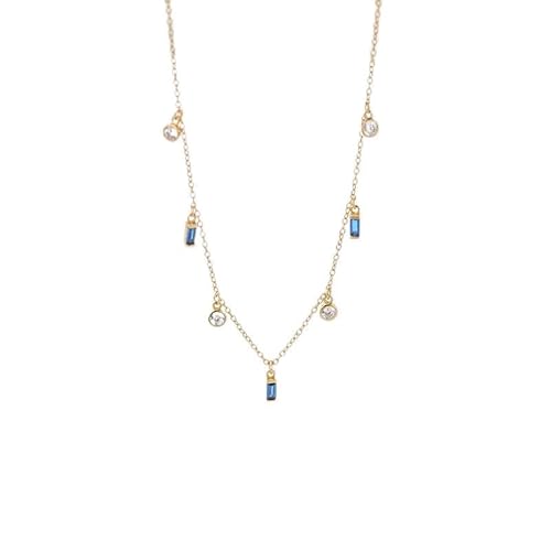 KXQYIKYI 925 Geometrische farbenfrohe Zirkonkette für Frauen KXQYIKYI 925 Geometrische farbenfrohe Zirkonkette für Frauen von KXQYIKYI