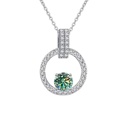 KXQYIKYI 925 Sterling Silber Anhänger für Frauen Schmuck Moissanit Diamond Halskette mit Setting Moissanitstein KXQYIKYI 925 Sterling Silber Anhänger für Frauen Schmuck Moissanit Diamond Halskette mit Setting Moissanitstein von KXQYIKYI