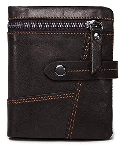 KXQYIKYI Brieftaschen Männliche Geldbörse Leder Brieftasche Femal mit Münztasche kurzer Kreditkartenhalter Brieftaschen Leder von KXQYIKYI