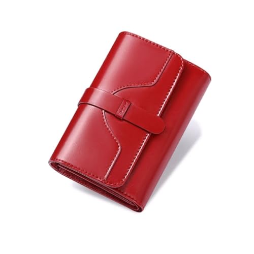 KXQYIKYI Business Brieftaschen Frauen Cowide Geldbörsen Kartenhüllen blockieren Brieftaschen Ledergeldklammern (Größe: Blau) von KXQYIKYI