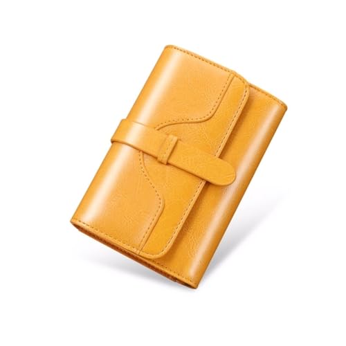 KXQYIKYI Business Brieftaschen Frauen Cowide Geldbörsen Kartenhüllen blockieren Brieftaschen Ledergeldklammern (Größe: Blau) von KXQYIKYI