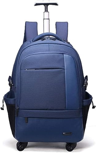 KXQYIKYI Business Travel Trolley Rucksack Männer und Frauen 4 Räder Multifunktional Rucksack mit großer Kapazität mit Laptop -Fächern von KXQYIKYI