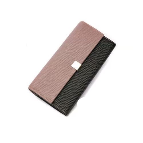 KXQYIKYI Echte Lederkartenkoffer Frauen Business Brieftaschen Geldbörsen Geldclips blockieren Brieftaschen Handtaschen Abendbeutel (Größe: Pink) von KXQYIKYI