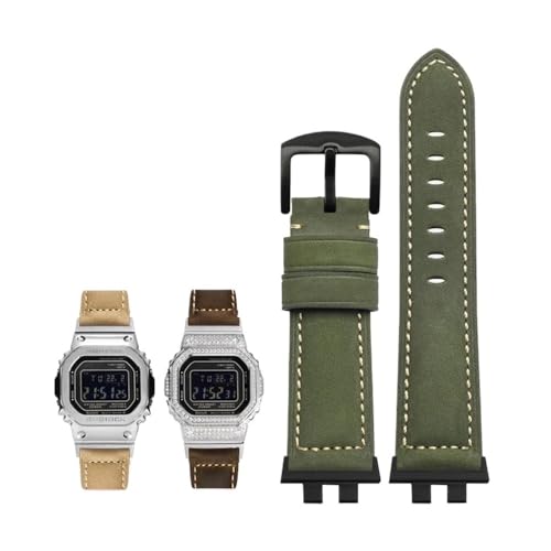 KXQYIKYI Echter Leder Uhrengurt fit für G-Schock geeignet für GMW-B5000 kleine silberne bar Herren-bequemes Uhrenbandzubehör 22mm KXQYIKYI Echter Leder Uhrengurt fit für G-Schock geeignet für GMW-B5000 kleine silberne bar Herren-bequemes Uhrenbandzubehör 22mm von KXQYIKYI