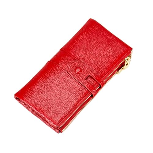 KXQYIKYI Frauen Brieftaschen Cowide Langes Geld Clips Visitenkartenhüllen echte Ledermünze Pursbeutel Handtaschen (Größe: Grün) von KXQYIKYI