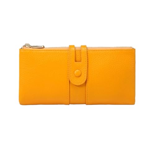 KXQYIKYI Frauen Brieftaschen Lange Geldclips Visitenkartenhüllen echte Ledermünze Geldbeutel Handtaschen Abendtaschen Geld Organisatoren (Größe: Rot) von KXQYIKYI