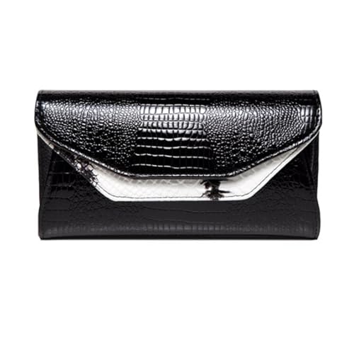 KXQYIKYI Frauen Brieftaschen Visitenkarte Koffer Cowide Evening Taschen Echtes Ledervergelten Geld Clips Umhängetaschen Handtaschen (Größe: rot) von KXQYIKYI