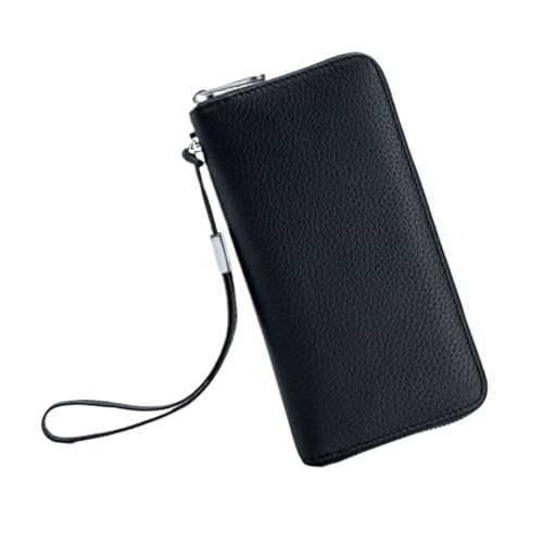 KXQYIKYI Frauen Brieftaschen Visitenkarte Koffer blockieren Brieftaschen Echte Ledermünze Geldbeutel Handtaschen Geldclips Abendbeutel (Größe: rot) von KXQYIKYI