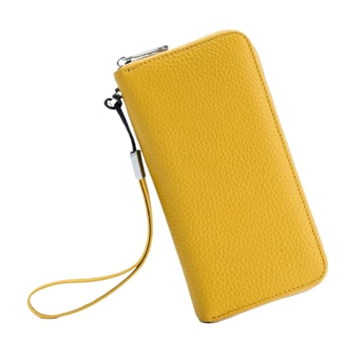 KXQYIKYI Frauen Brieftaschen Visitenkarte Koffer blockieren Brieftaschen Echte Ledermünze Geldbeutel Handtaschen Geldclips Abendbeutel (Größe: rot) von KXQYIKYI