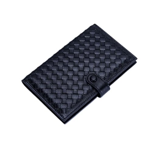 KXQYIKYI Frauen Brieftaschen echte Lederhandtaschen Geldtaschen Geldclips Abendbeutel Visitenkarten Koffer Coin -Geldbeutel (Größe: Schwarz) von KXQYIKYI