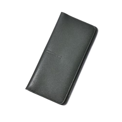 KXQYIKYI Frauen Brieftaschen echtes Ledergeld Clips Visitenkartenhüllen Handtaschen Geld Organisatoren Münzbeutel (Größe: Schwarz) von KXQYIKYI