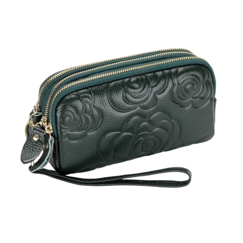 KXQYIKYI Frauen Geldbörsen Brieftaschen Handtaschen echte Lederabendsäcke Münzbeutel Beutel Visitenkartenhüllen Geldclips (Größe: lila) von KXQYIKYI