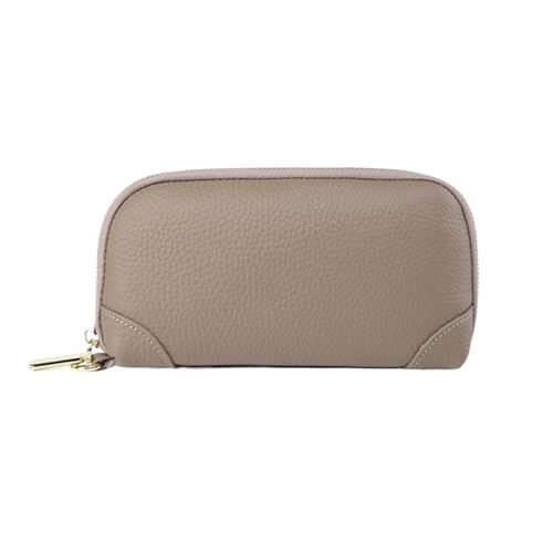 KXQYIKYI Frauen Handtaschen echte Lederbrieftaschen Münzbörsenbeutel Visitenkartenhüllen Geld Organisatoren Taschen (Größe: Grau) von KXQYIKYI