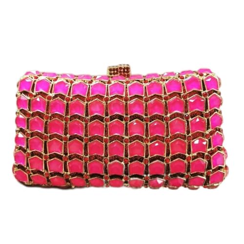KXQYIKYI Frauen Kristallkupplungen Geldbörse Vollsteine ​​Abendtaschen für Hochzeitsfeier Strass Clutches Taschen Lady Handtaschen (e) von KXQYIKYI