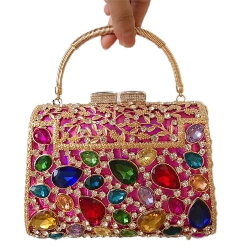 KXQYIKYI Frauen farbenfrohe Abendtaschen Clutch -Taschen Kristallparty Hochzeitskupplung Geldbeutel Lady Abschlussball Handtasche Lady Handtaschen Handtaschen KXQYIKYI Frauen farbenfrohe Abendtaschen Clutch -Taschen Kristallparty Hochzeitskupplung Geldbeutel Lady Abschlussball Handtasche Lady Handtaschen Handtaschen von KXQYIKYI