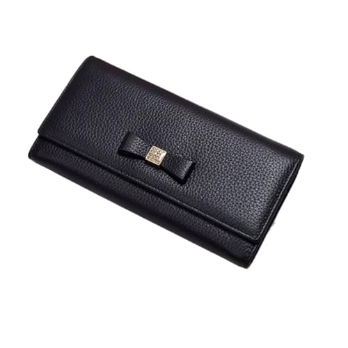 KXQYIKYI Frauen mit Kuhläden Brieftaschen Geldbörsen Guoval Case Case Geld Clips blockieren Brieftaschen Geld Organisatoren Lederhandtaschen (Größe: lila) von KXQYIKYI