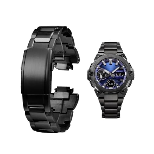 KXQYIKYI GST-B400 Konvexe massive Edelstahl Uhrengurt für Uhrband GST-B400 Men Metal Modified Armband Accessoires geeignet KXQYIKYI GST-B400 Konvexe massive Edelstahl Uhrengurt für Uhrband GST-B400 Men Metal Modified Armband Accessoires geeignet von KXQYIKYI