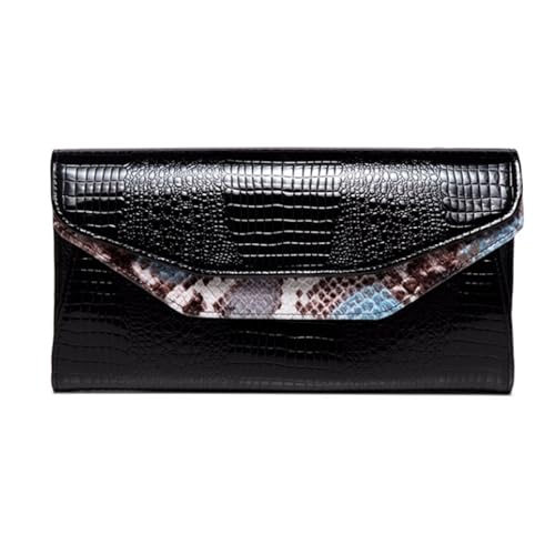 KXQYIKYI Handtaschen Frauen Brieftaschen Visitenkarte Fälle Umhängetaschen Geldklammern Kowide Abendtaschen Echte Lederbörsen (Größe: Blau) von KXQYIKYI