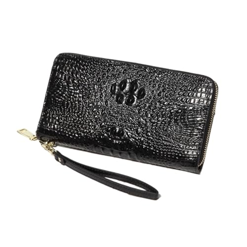 KXQYIKYI Handtaschen Frauen Brieftaschen Visitenkarte Koffer blockieren Brieftaschen echte Ledermünze Geldbeutel Abendbeutel Geldklammern (Größe: Blau) von KXQYIKYI