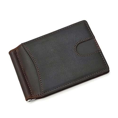 KXQYIKYI Herren Leder Brieftaschen Brieftasche Dollar Cash Card Herren -Clip Wallet Bifold Short (B, One Size) von KXQYIKYI