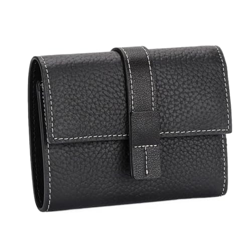 KXQYIKYI Kleine Brieftaschen Damen -Geldbörsen Kartenkoffer Echtes Ledergeldklammern blockieren Brieftaschen (Größe: Orange) von KXQYIKYI