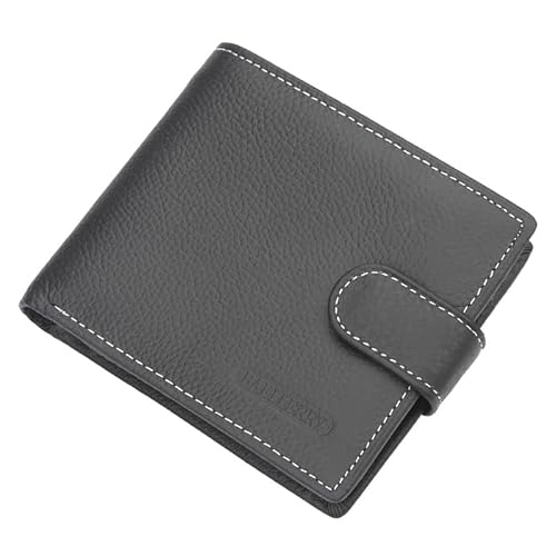 KXQYIKYI Männer Brieftaschen Kuhleder kurzer Reißverschluss Hasp von KXQYIKYI