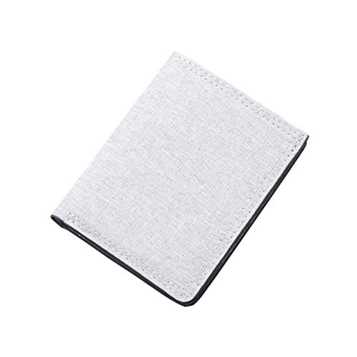 KXQYIKYI Männer Kurzerbringliche Geldbörse Geldbörse Herren Geldbeutel Münzbeutelkartenhalter Kurzer vertikaler Leinwand Brieftasche von KXQYIKYI