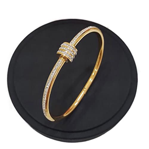 KXQYIKYI Metall Geometrische überlappende Acetatharzmanschettenarmband Frauen Schmuck (Größe: 1) von KXQYIKYI