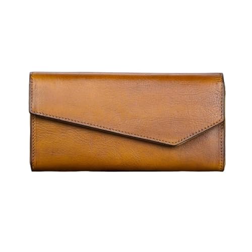 KXQYIKYI Retro -Visitenkartenkoffer Geldclips Frauen echte Lederbrieftaschen Geldbörsen blockierende Brieftaschen Handtaschen (Größe: Grün) von KXQYIKYI