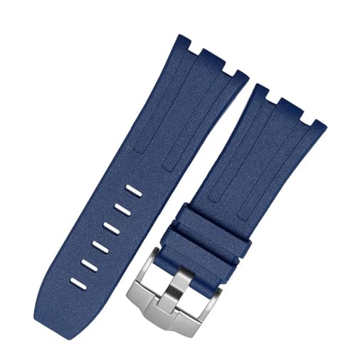 KXQYIKYI Rubber Watchband Watch Armband Männer Silikon Handgelenk Band Armband Accessoires Uhren Band von KXQYIKYI
